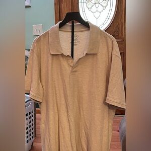 St. John's Bay Light Tan Polo Shirt